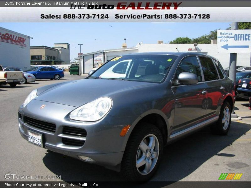 Titanium Metallic / Black 2005 Porsche Cayenne S