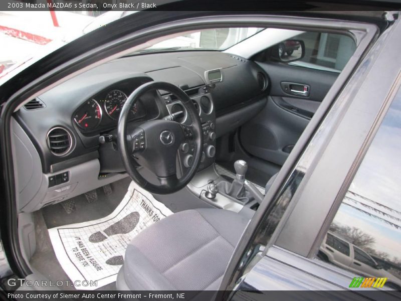 Onyx Black / Black 2003 Mazda MAZDA6 s Sedan