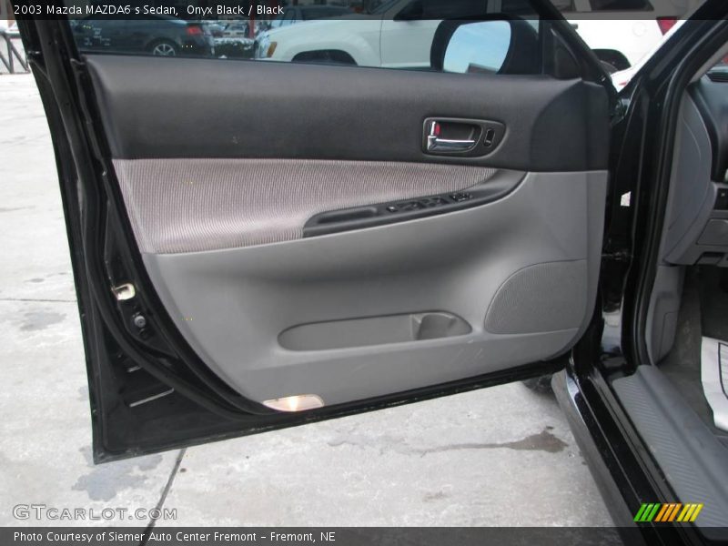 Onyx Black / Black 2003 Mazda MAZDA6 s Sedan
