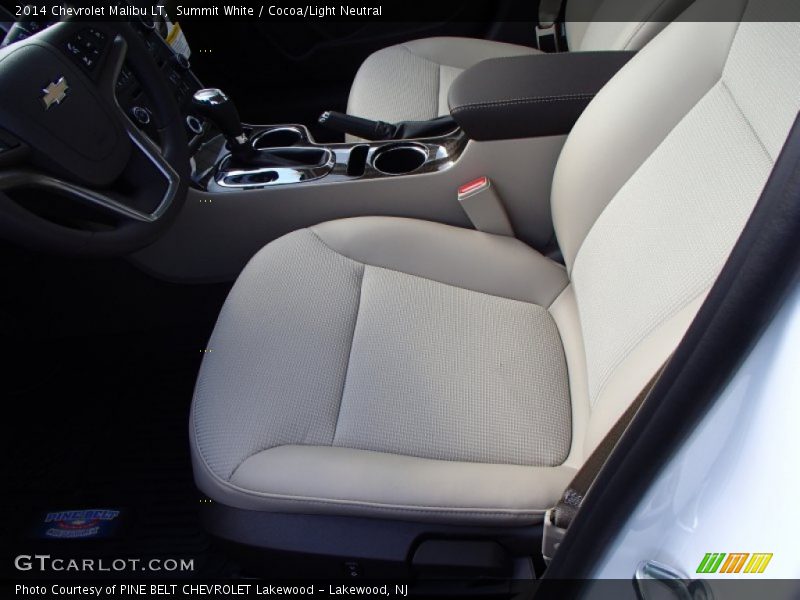 Summit White / Cocoa/Light Neutral 2014 Chevrolet Malibu LT