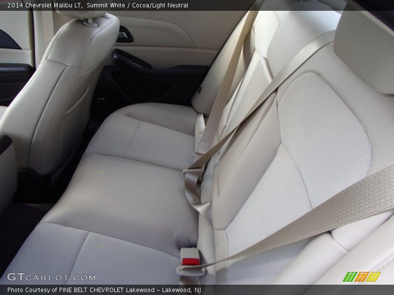 Summit White / Cocoa/Light Neutral 2014 Chevrolet Malibu LT