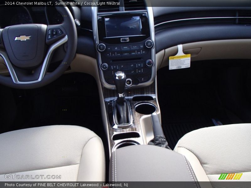 Summit White / Cocoa/Light Neutral 2014 Chevrolet Malibu LT