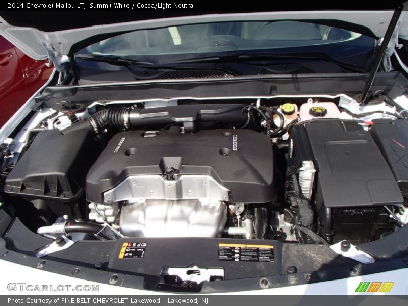 Summit White / Cocoa/Light Neutral 2014 Chevrolet Malibu LT