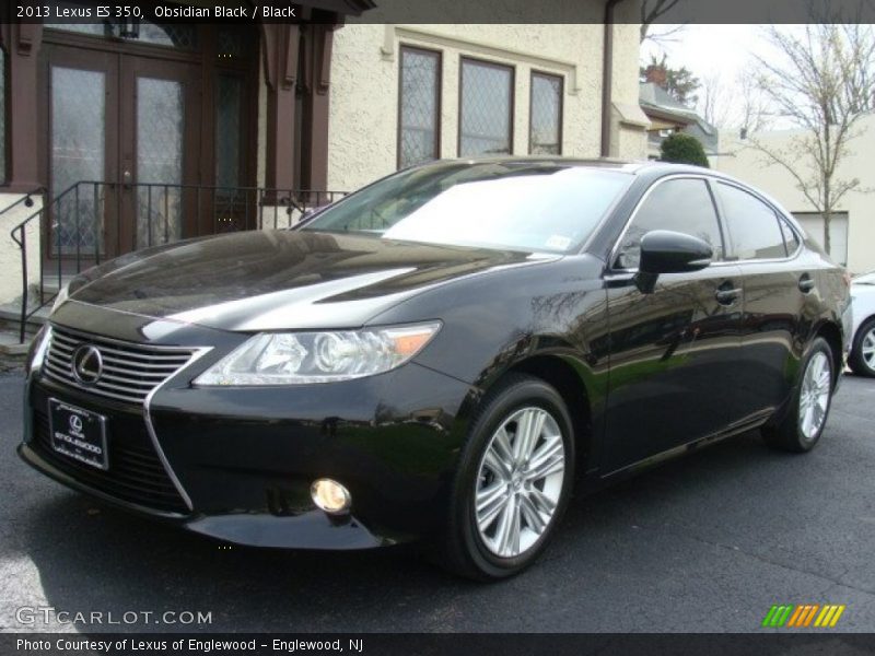 Obsidian Black / Black 2013 Lexus ES 350