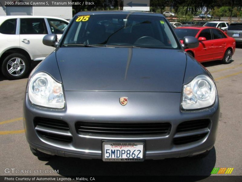 Titanium Metallic / Black 2005 Porsche Cayenne S