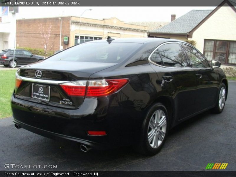 Obsidian Black / Black 2013 Lexus ES 350