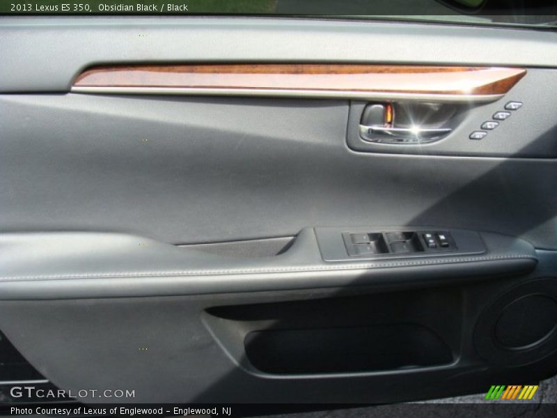 Obsidian Black / Black 2013 Lexus ES 350