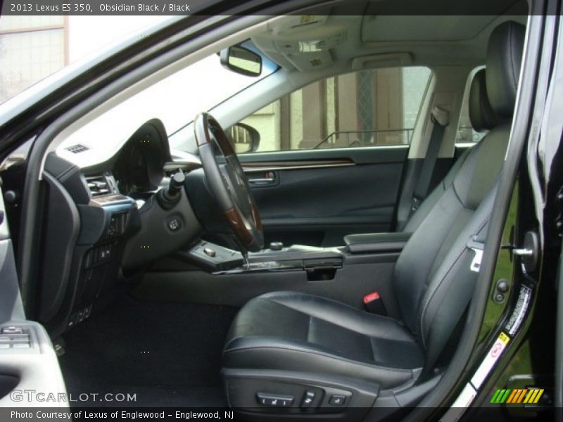 Obsidian Black / Black 2013 Lexus ES 350