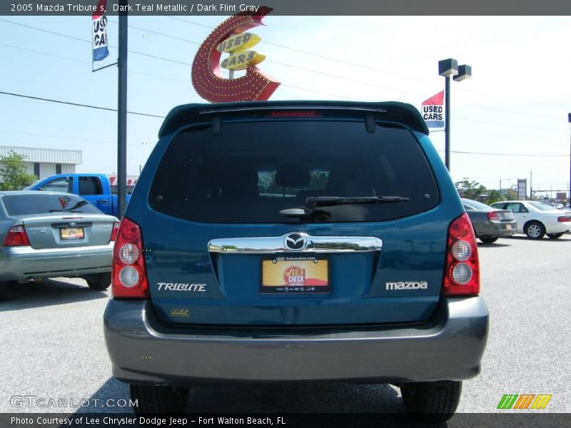 Dark Teal Metallic / Dark Flint Gray 2005 Mazda Tribute s