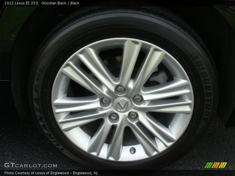 Obsidian Black / Black 2013 Lexus ES 350