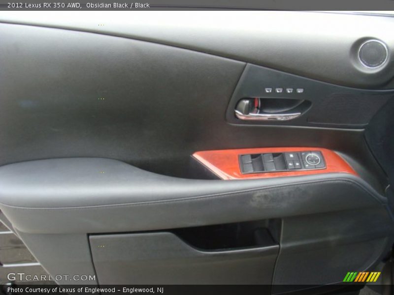 Obsidian Black / Black 2012 Lexus RX 350 AWD