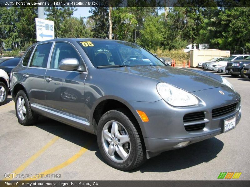 Titanium Metallic / Black 2005 Porsche Cayenne S