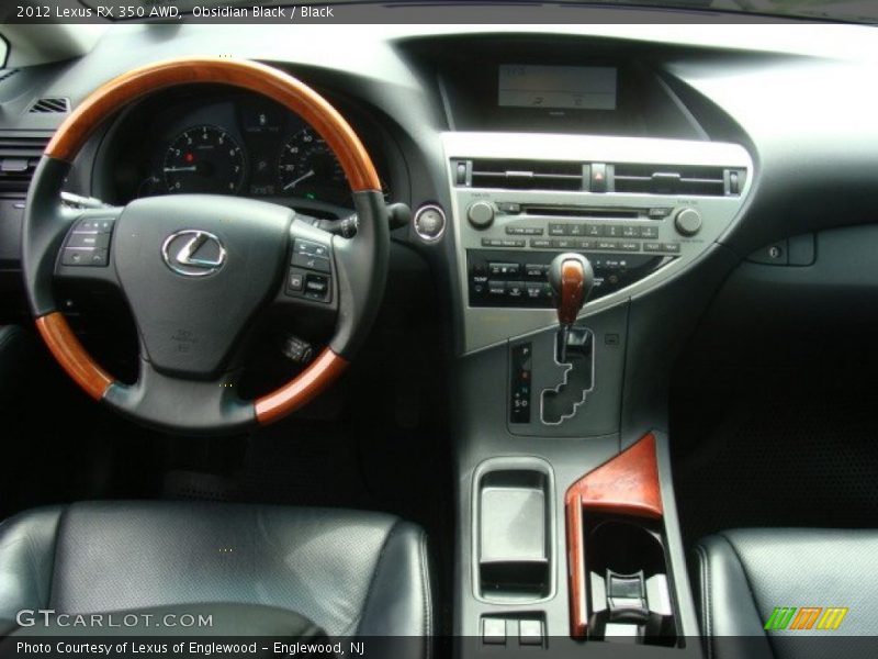 Obsidian Black / Black 2012 Lexus RX 350 AWD