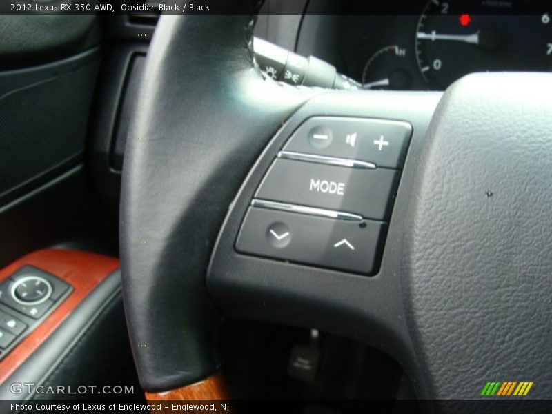 Obsidian Black / Black 2012 Lexus RX 350 AWD