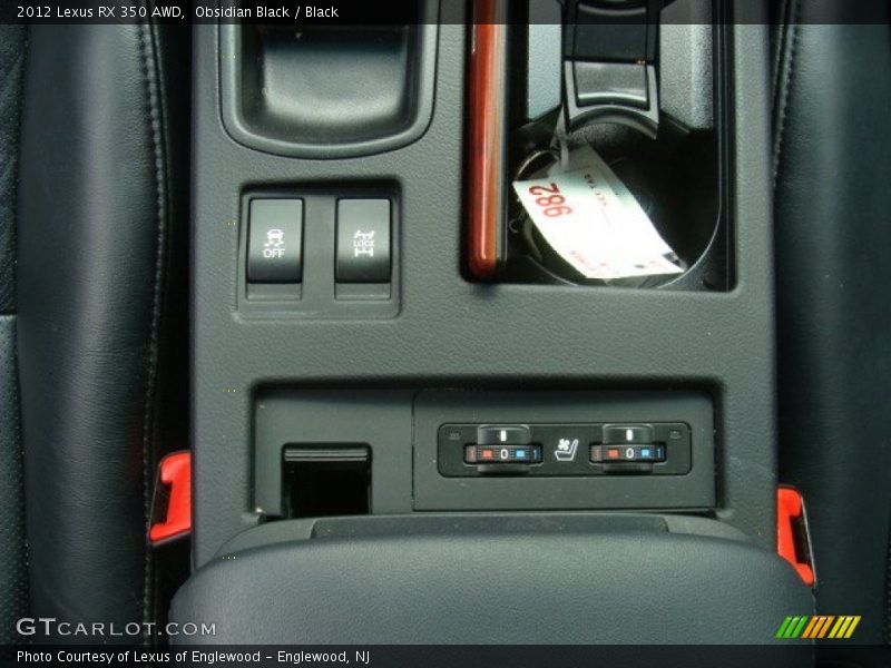 Obsidian Black / Black 2012 Lexus RX 350 AWD