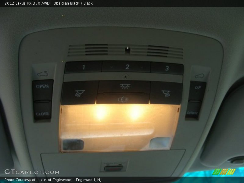 Obsidian Black / Black 2012 Lexus RX 350 AWD