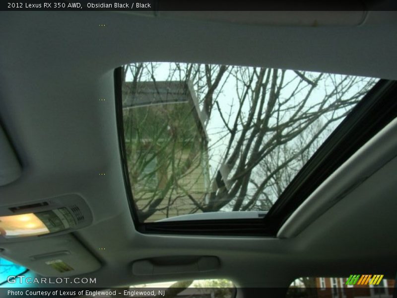 Obsidian Black / Black 2012 Lexus RX 350 AWD