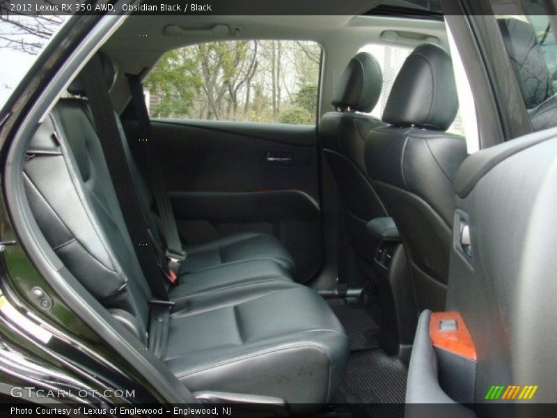 Obsidian Black / Black 2012 Lexus RX 350 AWD
