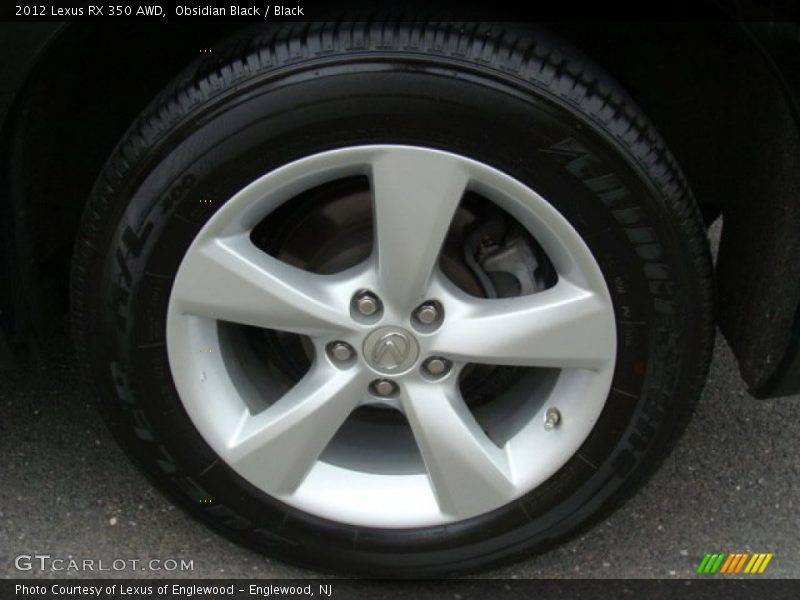 Obsidian Black / Black 2012 Lexus RX 350 AWD