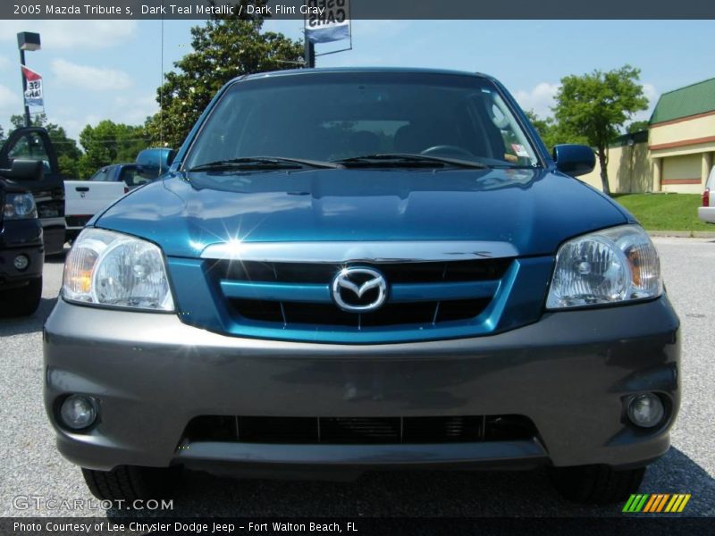 Dark Teal Metallic / Dark Flint Gray 2005 Mazda Tribute s