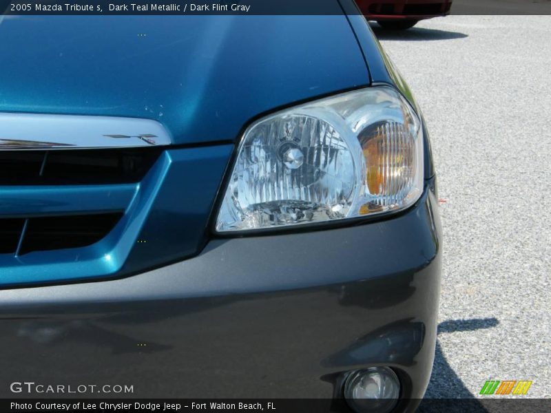 Dark Teal Metallic / Dark Flint Gray 2005 Mazda Tribute s