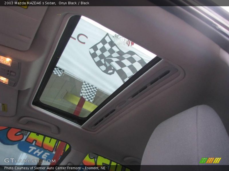 Onyx Black / Black 2003 Mazda MAZDA6 s Sedan