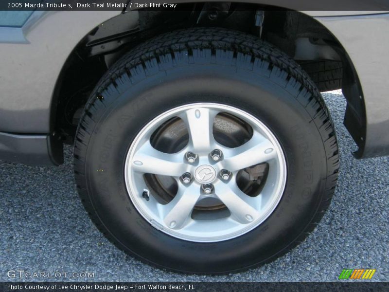 Dark Teal Metallic / Dark Flint Gray 2005 Mazda Tribute s