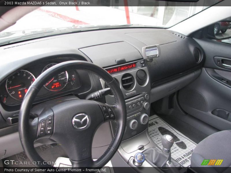 Onyx Black / Black 2003 Mazda MAZDA6 s Sedan