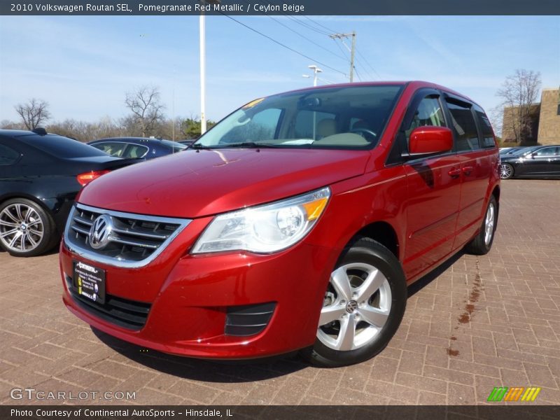 Pomegranate Red Metallic / Ceylon Beige 2010 Volkswagen Routan SEL
