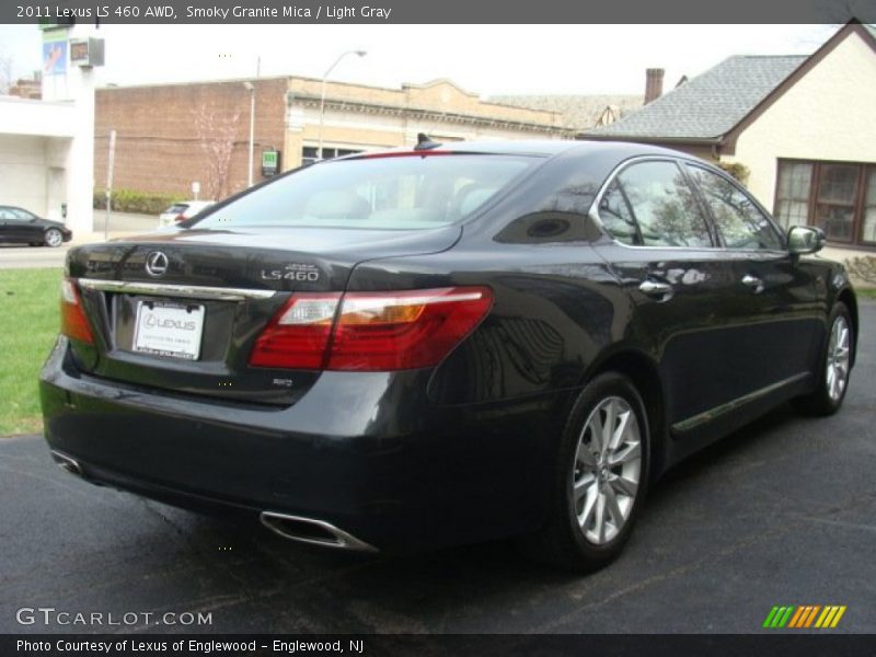 Smoky Granite Mica / Light Gray 2011 Lexus LS 460 AWD