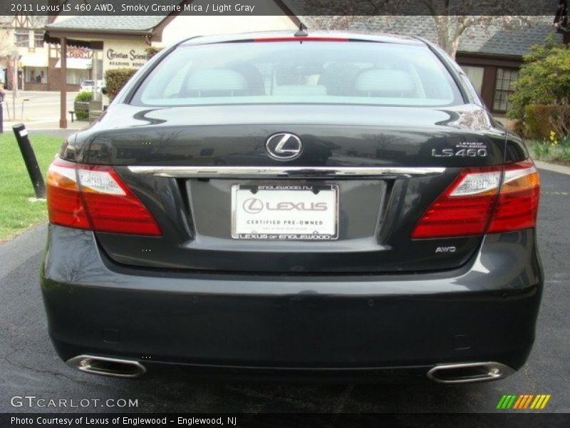 Smoky Granite Mica / Light Gray 2011 Lexus LS 460 AWD