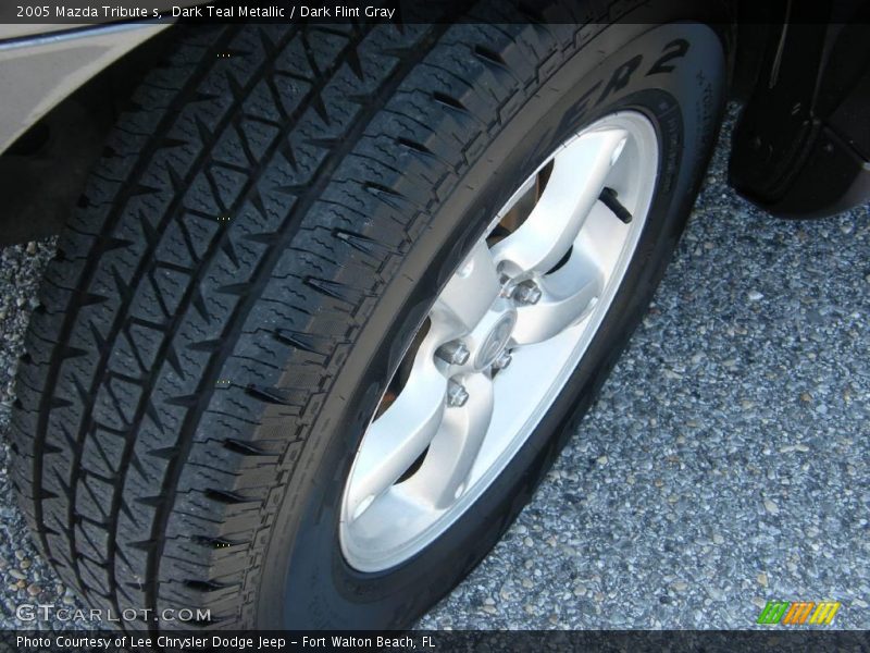 Dark Teal Metallic / Dark Flint Gray 2005 Mazda Tribute s