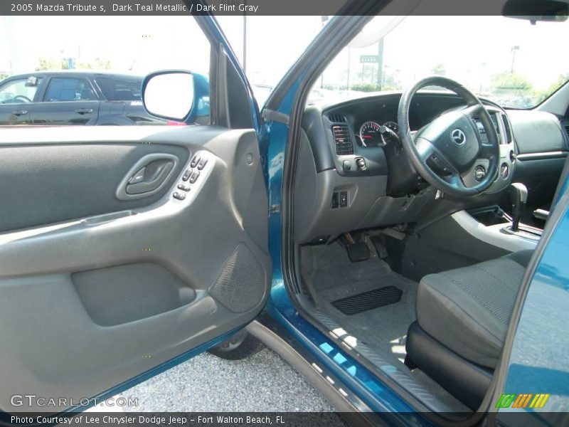 Dark Teal Metallic / Dark Flint Gray 2005 Mazda Tribute s