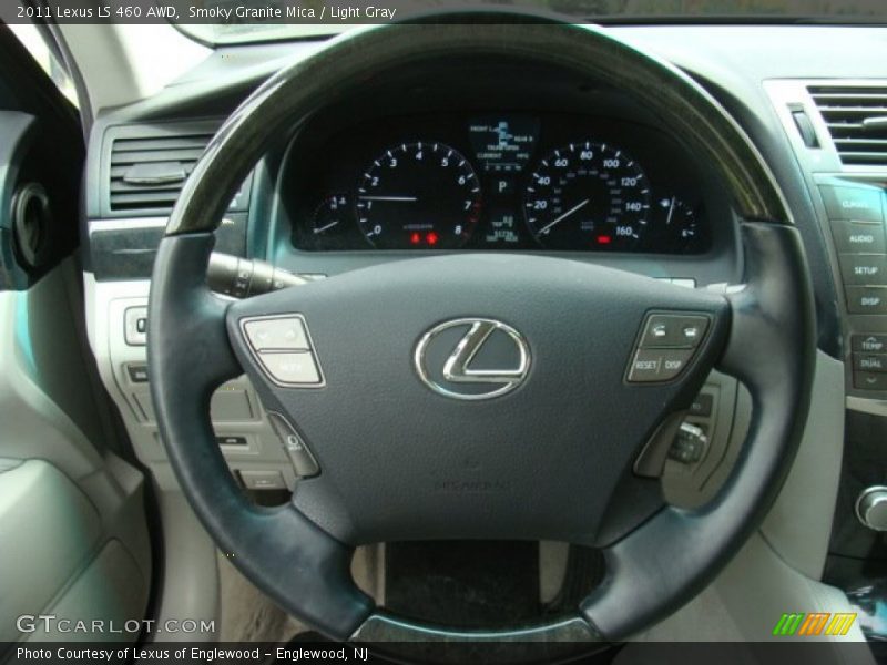 Smoky Granite Mica / Light Gray 2011 Lexus LS 460 AWD