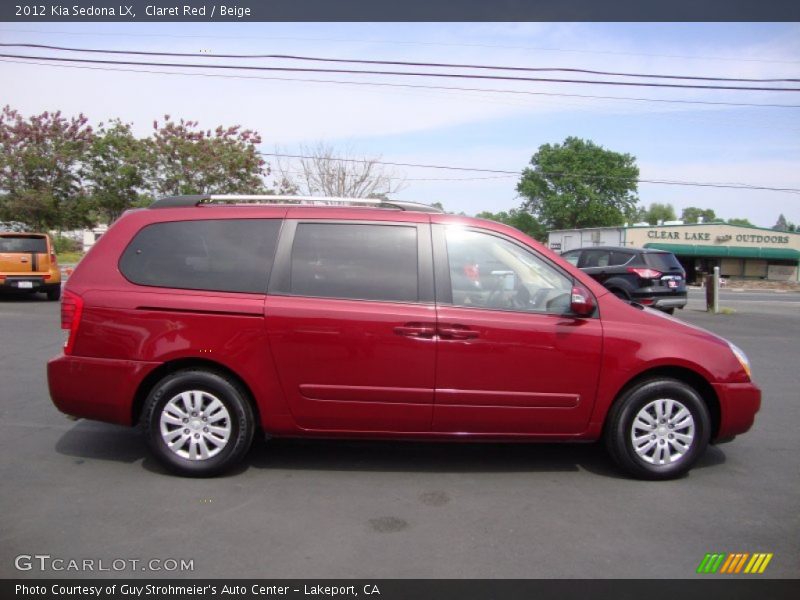 Claret Red / Beige 2012 Kia Sedona LX
