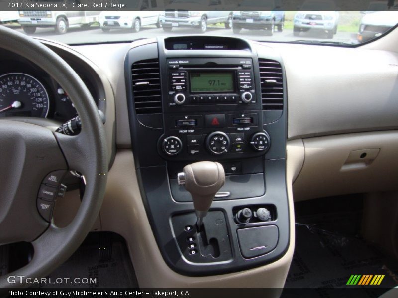 Claret Red / Beige 2012 Kia Sedona LX