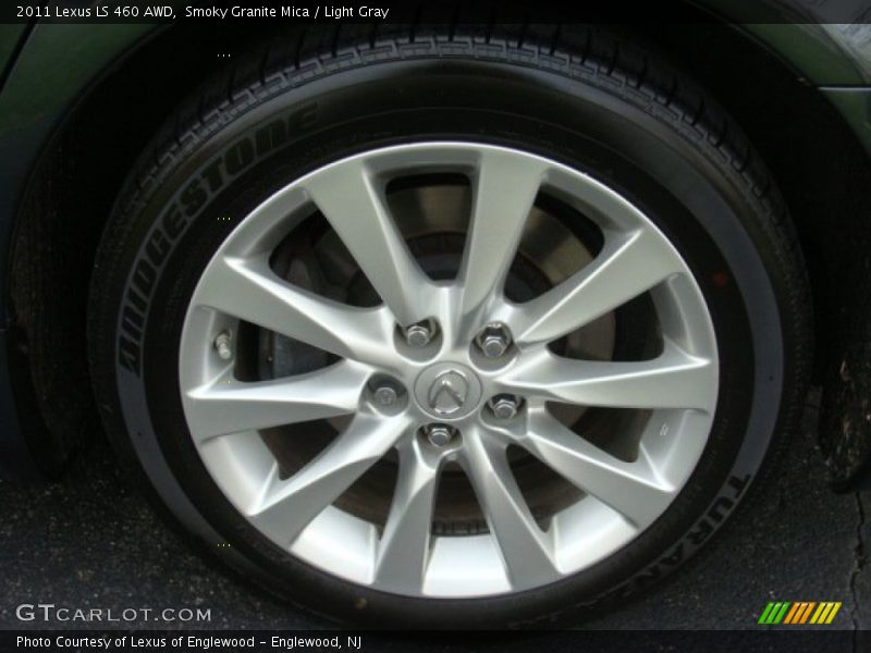 Smoky Granite Mica / Light Gray 2011 Lexus LS 460 AWD