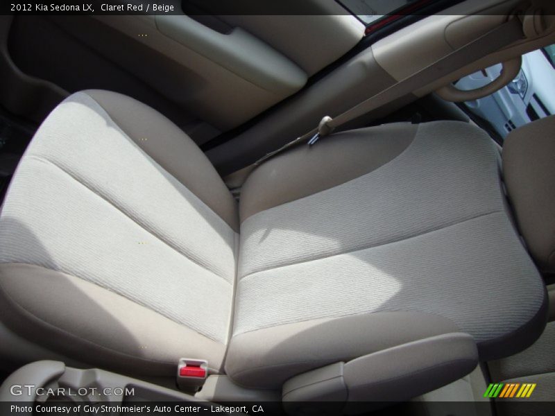 Claret Red / Beige 2012 Kia Sedona LX
