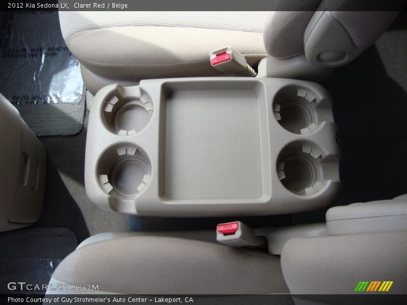 Claret Red / Beige 2012 Kia Sedona LX