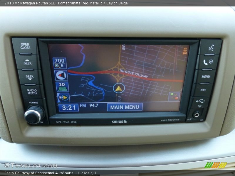 Pomegranate Red Metallic / Ceylon Beige 2010 Volkswagen Routan SEL