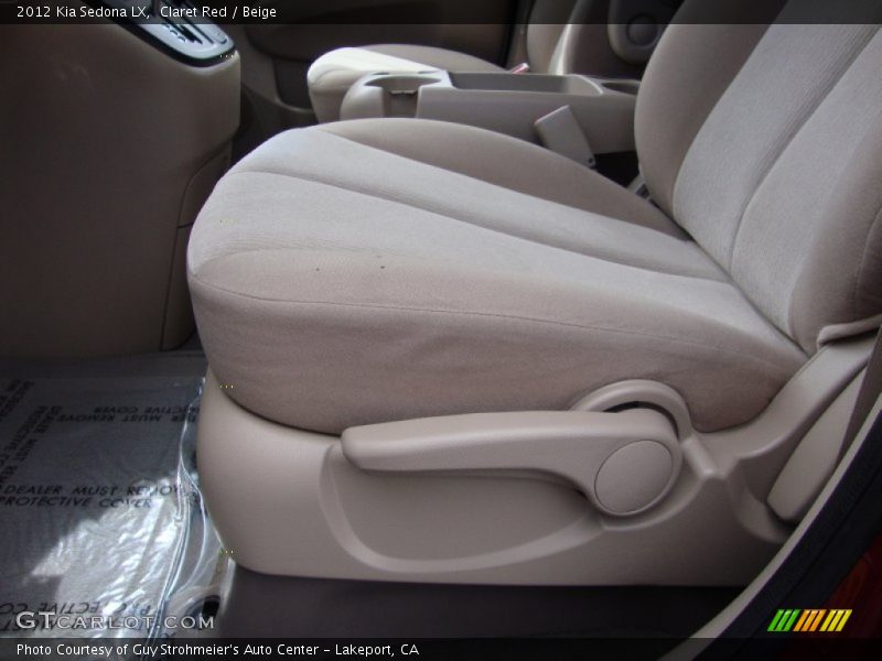 Claret Red / Beige 2012 Kia Sedona LX