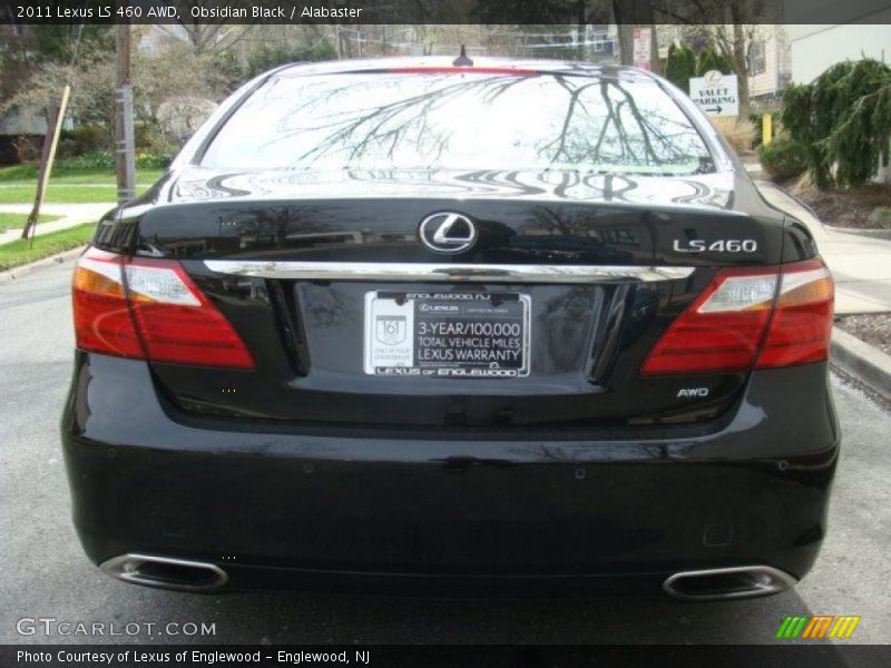 Obsidian Black / Alabaster 2011 Lexus LS 460 AWD