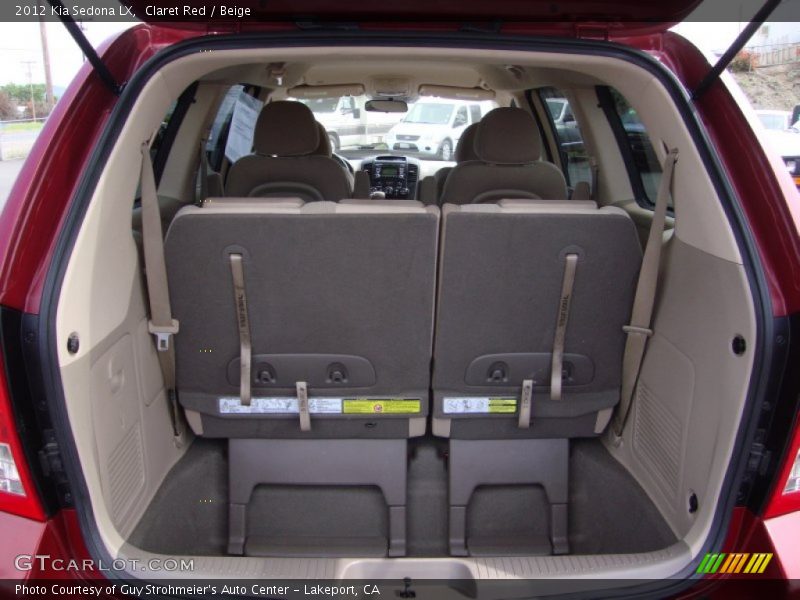 Claret Red / Beige 2012 Kia Sedona LX
