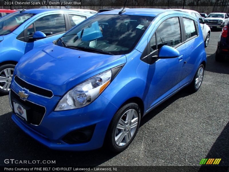 Denim / Silver/Blue 2014 Chevrolet Spark LT
