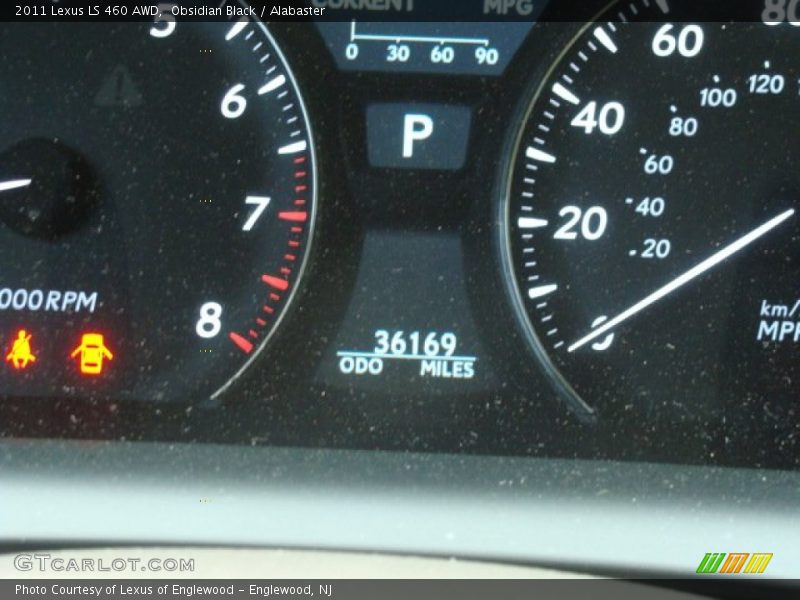 Obsidian Black / Alabaster 2011 Lexus LS 460 AWD