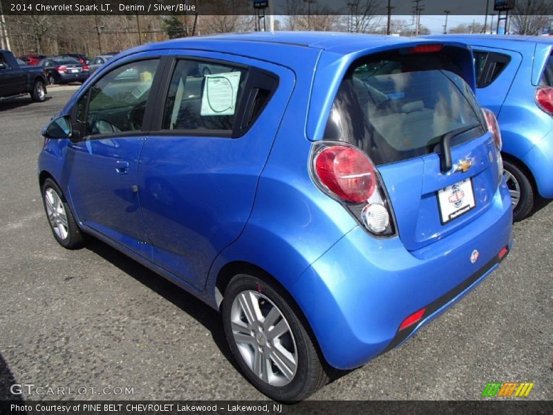 Denim / Silver/Blue 2014 Chevrolet Spark LT