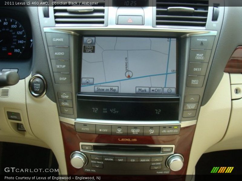 Obsidian Black / Alabaster 2011 Lexus LS 460 AWD