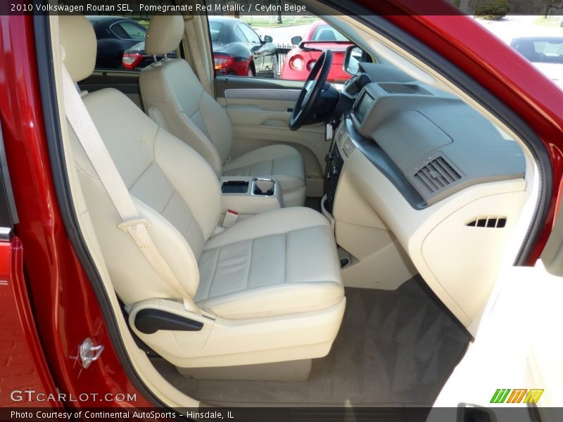 Pomegranate Red Metallic / Ceylon Beige 2010 Volkswagen Routan SEL