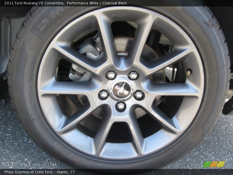 Performance White / Charcoal Black 2011 Ford Mustang V6 Convertible