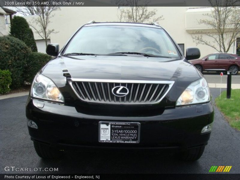 Black Onyx / Ivory 2008 Lexus RX 350 AWD